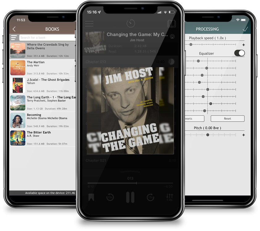 Audiobook Changing the Game: My Career in Collegiate Sports Marketing by Jim Host