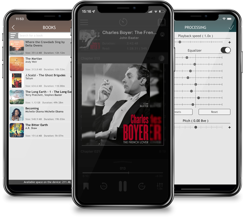Audiobook Charles Boyer: The French Lover (Screen Classics) by John Baxter