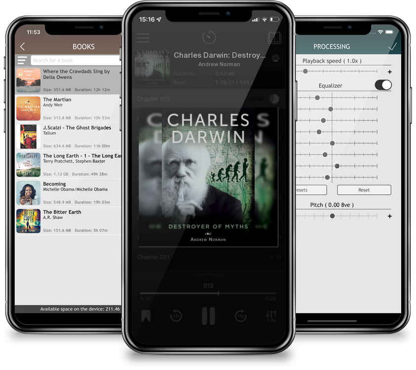 Audiobook Charles Darwin: Destroyer of Myths by Andrew Norman