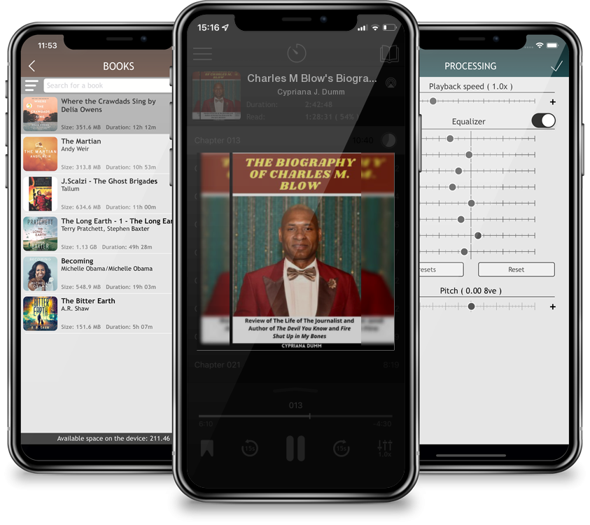 Audiobook Charles M Blow\'s Biography: The Life of The Journalist and Author of The Devil You Know and Fire Shut Up in My Bones by Cypriana J. Dumm