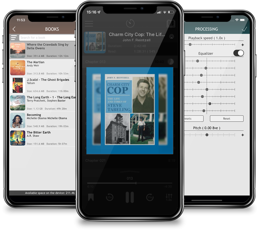 Audiobook Charm City Cop: The Life and Times of Steve Tabeling by John F. Reintzell