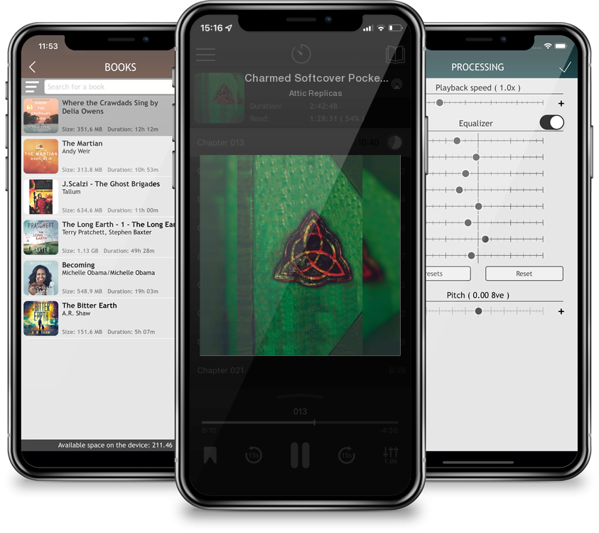 Audiobook Charmed Softcover Pocket Book of Shadows by Attic Replicas