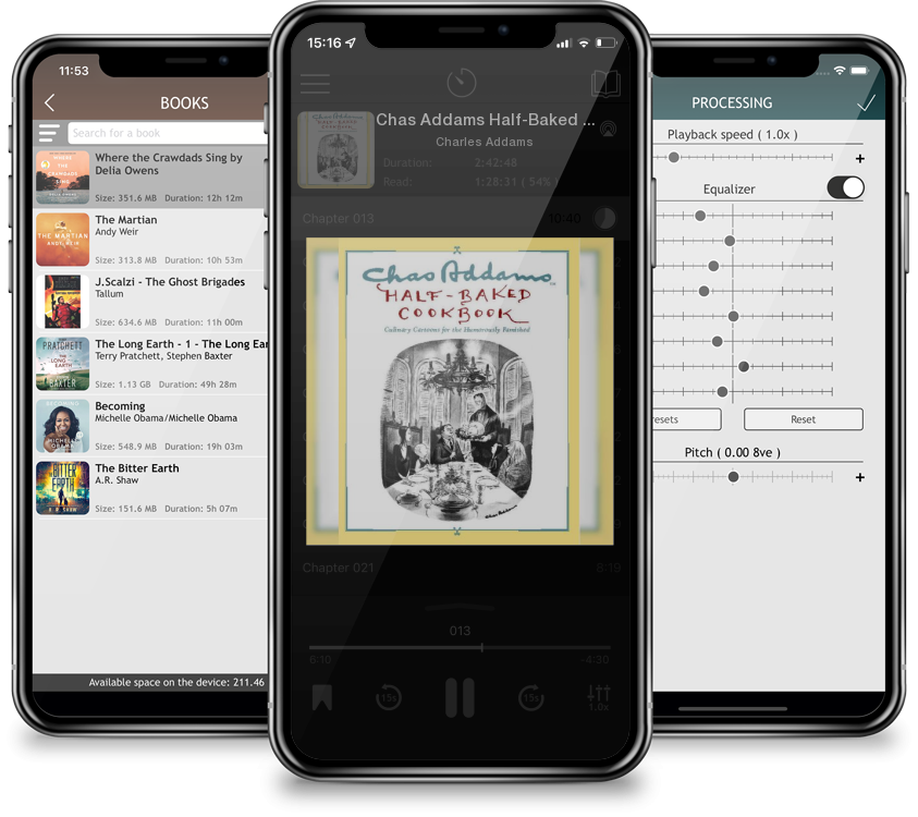 Audiobook Chas Addams Half-Baked Cookbook: Culinary Cartoons for the Humorously Famished by Charles Addams