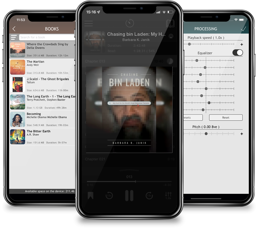 Audiobook Chasing bin Laden: My Hunt for the World\'s Most Notorious Terrorist by Barbara K. Janik
