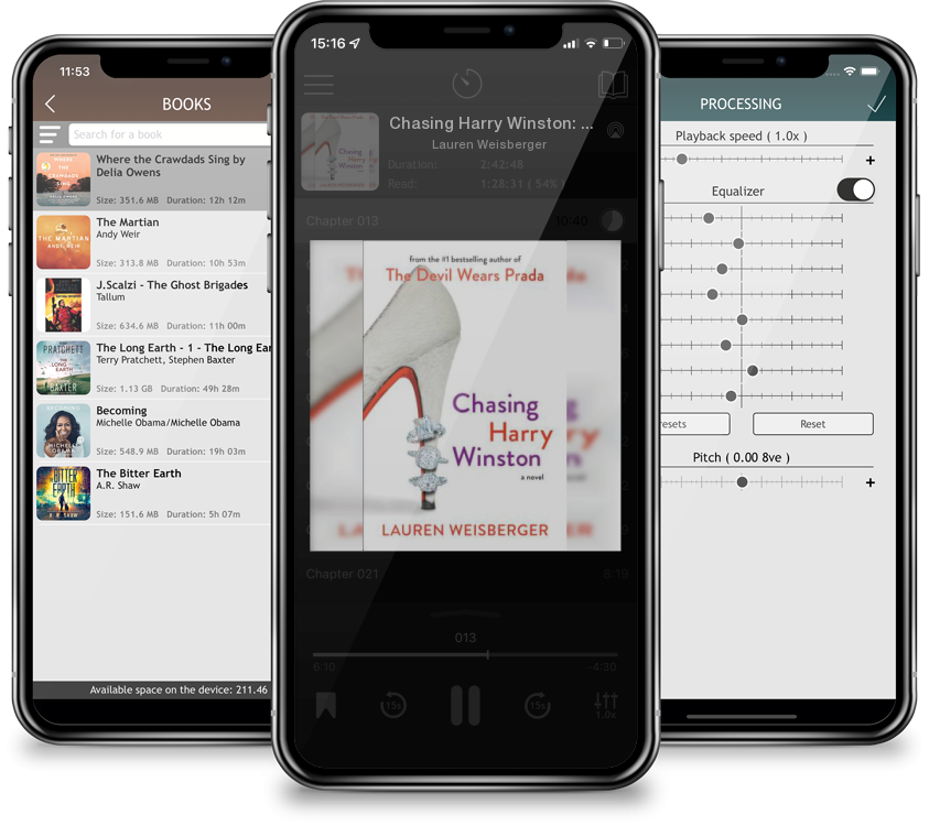 Audiobook Chasing Harry Winston: A Novel by Lauren Weisberger