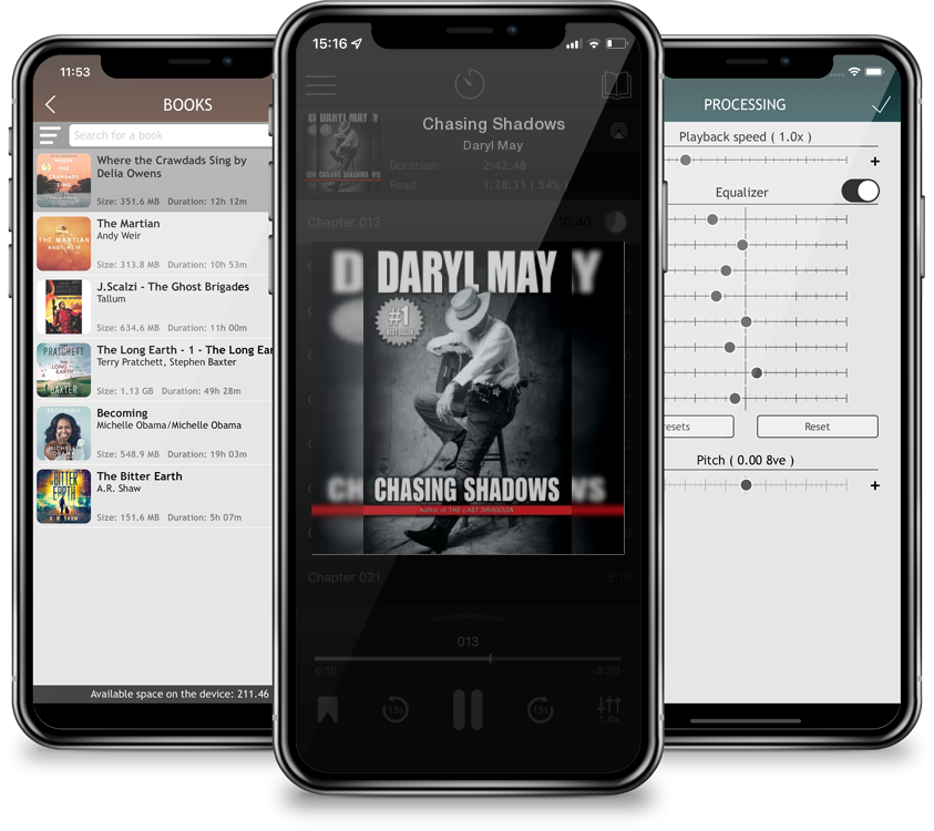 Audiobook Chasing Shadows by Daryl May