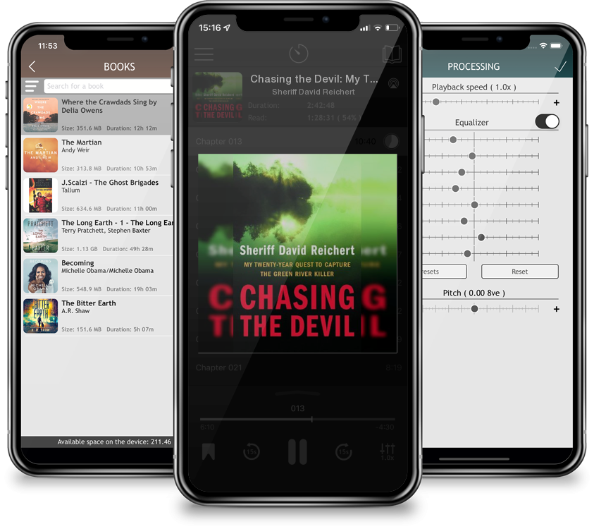 Audiobook Chasing the Devil: My Twenty-Year Quest to Capture the Green River Killer by Sheriff David Reichert