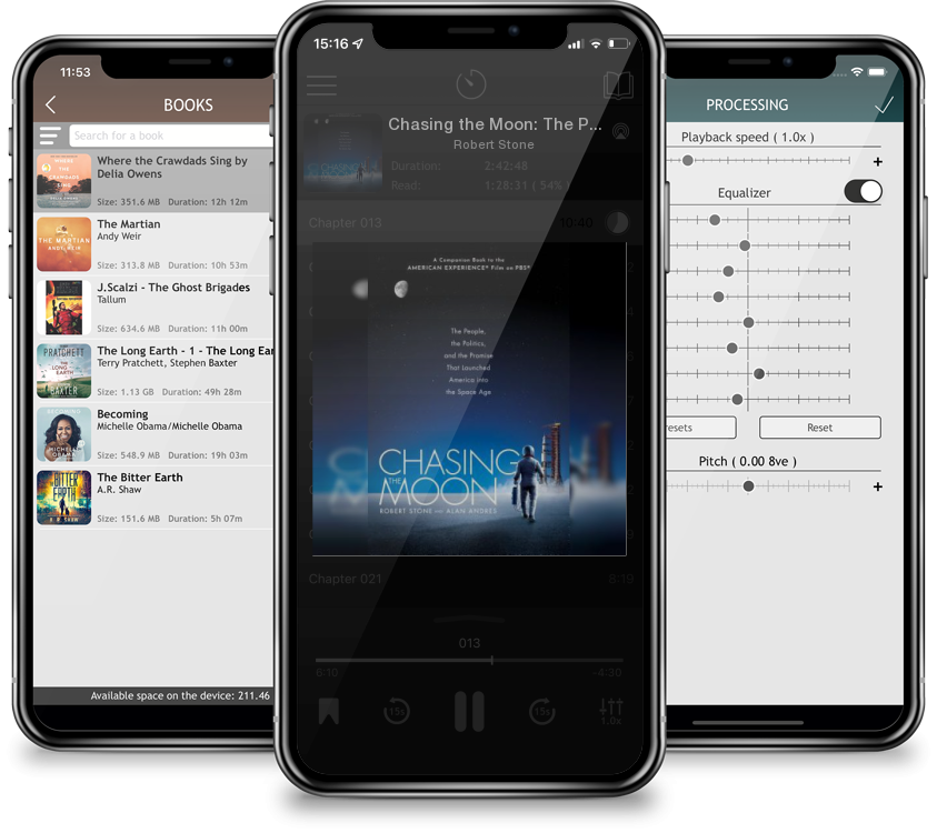 Audiobook Chasing the Moon: The People, the Politics, and the Promise That Launched America into the Space Age by Robert Stone