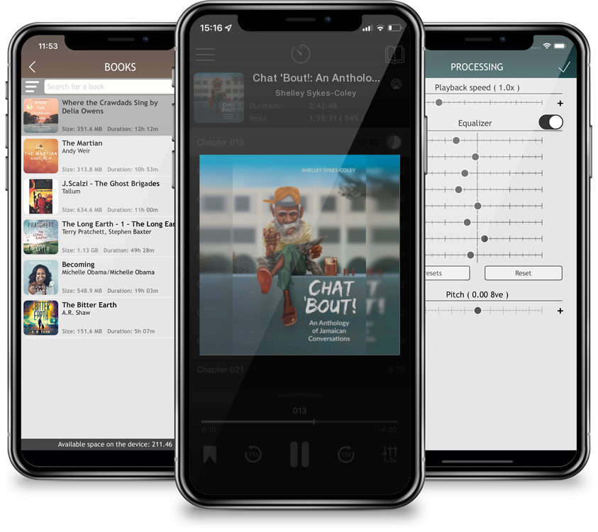 Audiobook Chat \'Bout!: An Anthology of Jamaican Conversations by Shelley Sykes-Coley