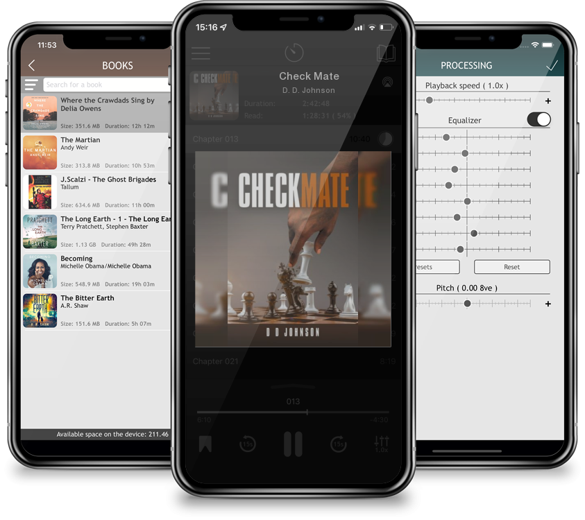 Audiobook Check Mate by D. D. Johnson