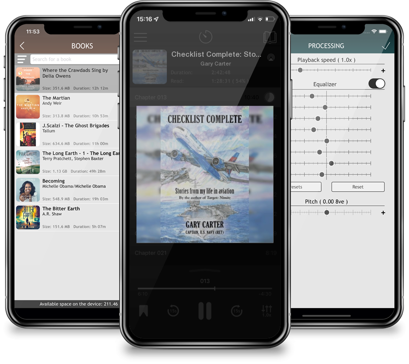 Audiobook Checklist Complete: Stories from my life in aviation by Gary Carter