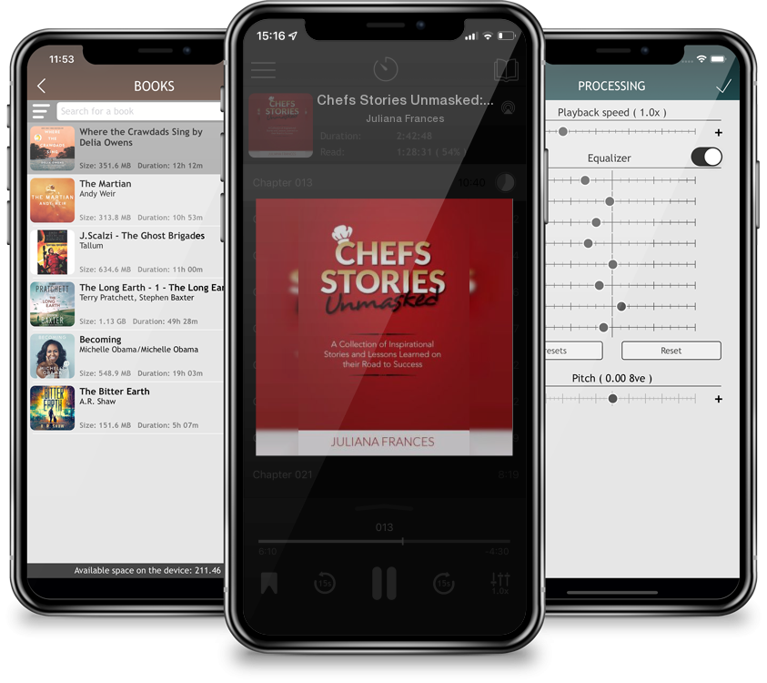 Audiobook Chefs Stories Unmasked: A Collection of Inspirational Stories and Lessons Learned on Their Road to Success by Juliana Frances