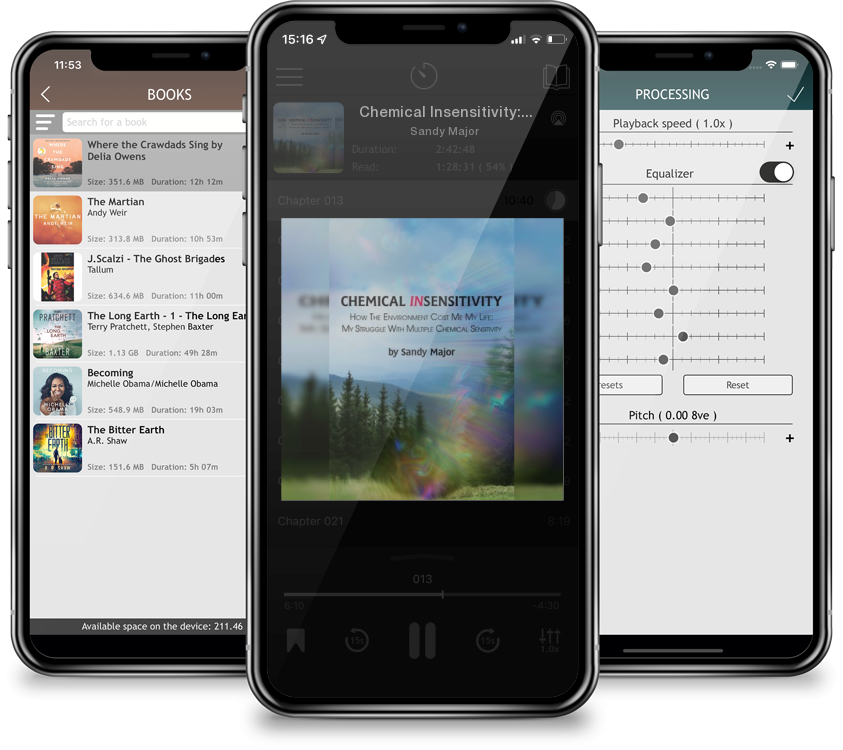 Audiobook Chemical Insensitivity: How the Environment Cost Me My Life: My Struggle with Multiple Chemical Sensitivity by Sandy Major