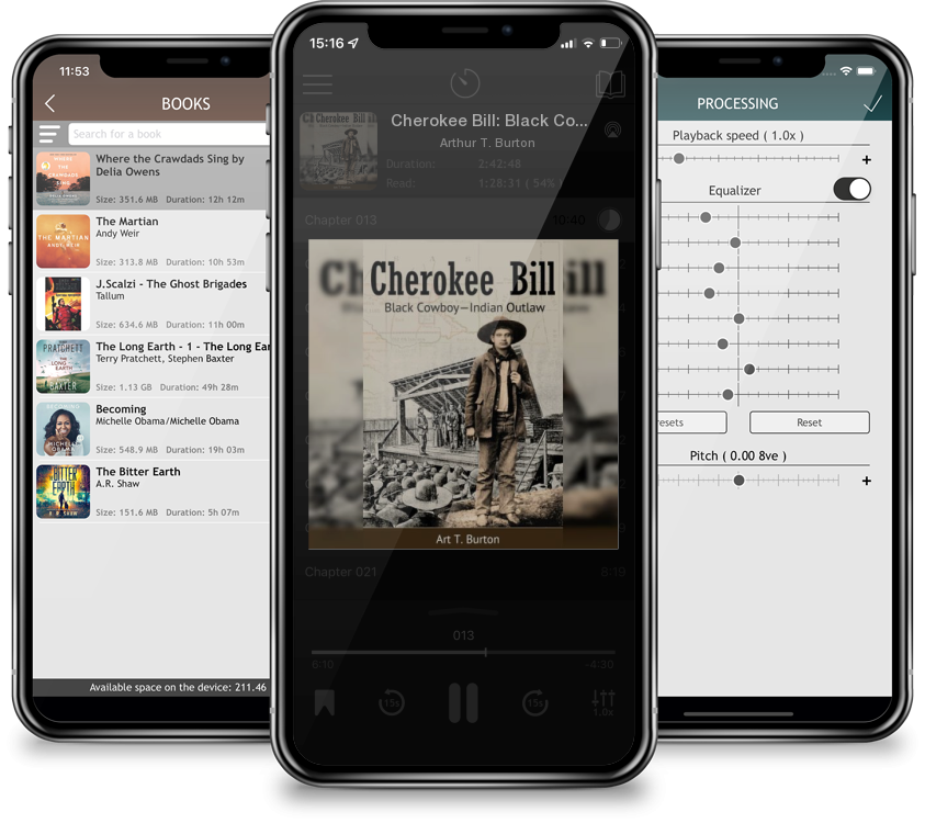 Audiobook Cherokee Bill: Black Cowboy-Indian Outlaw by Arthur T. Burton