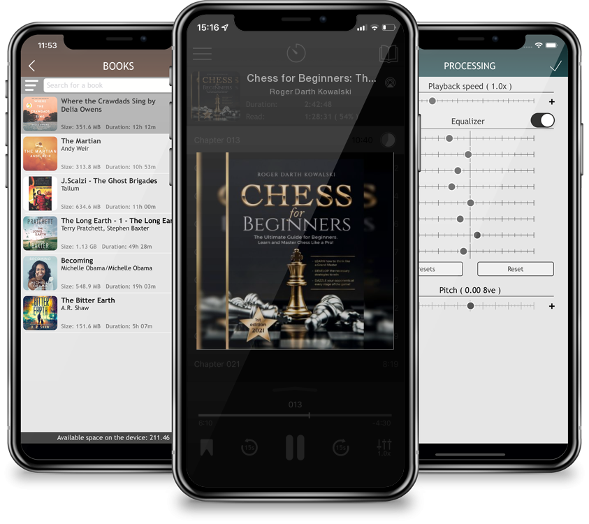 Audiobook Chess for Beginners: The Ultimate Guide for Beginners: Learn and Master Chess Like a Pro! by Roger Darth Kowalski