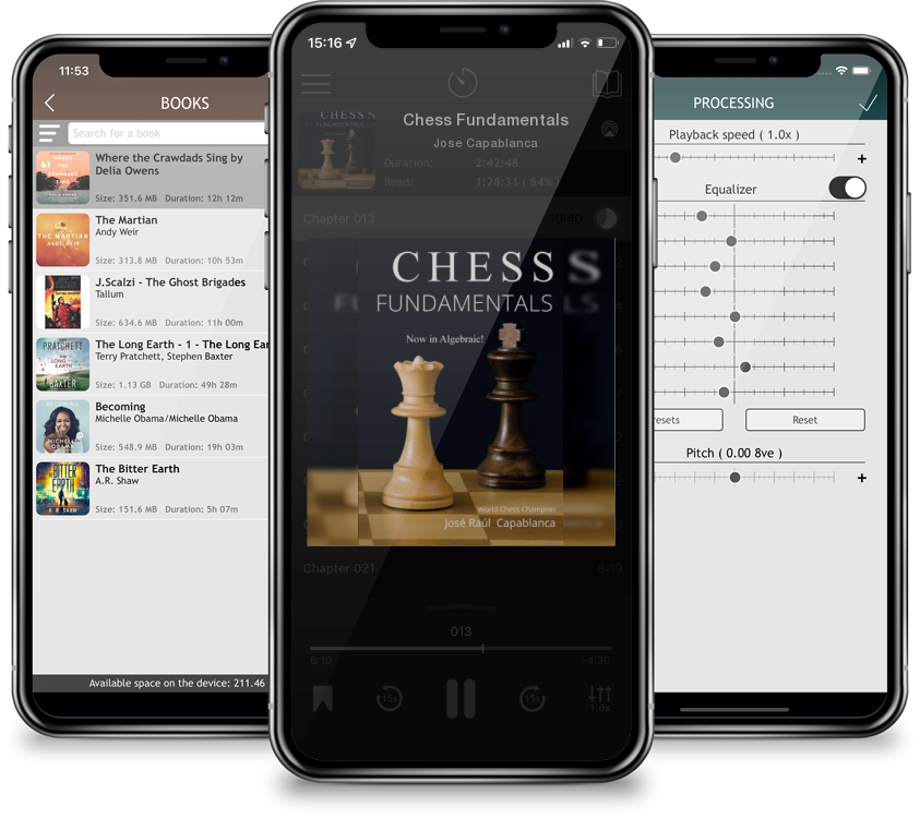 Listen Chess Fundamentals by Jose Capablanca in MP3 Audiobook Player for free