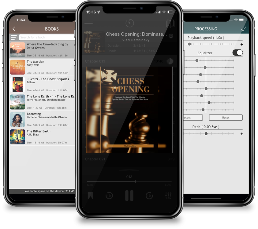 Audiobook Chess Opening: Dominate The Board With The Winning Opening Tactics That Any Beginner Must Know by Vlad Gambinsky