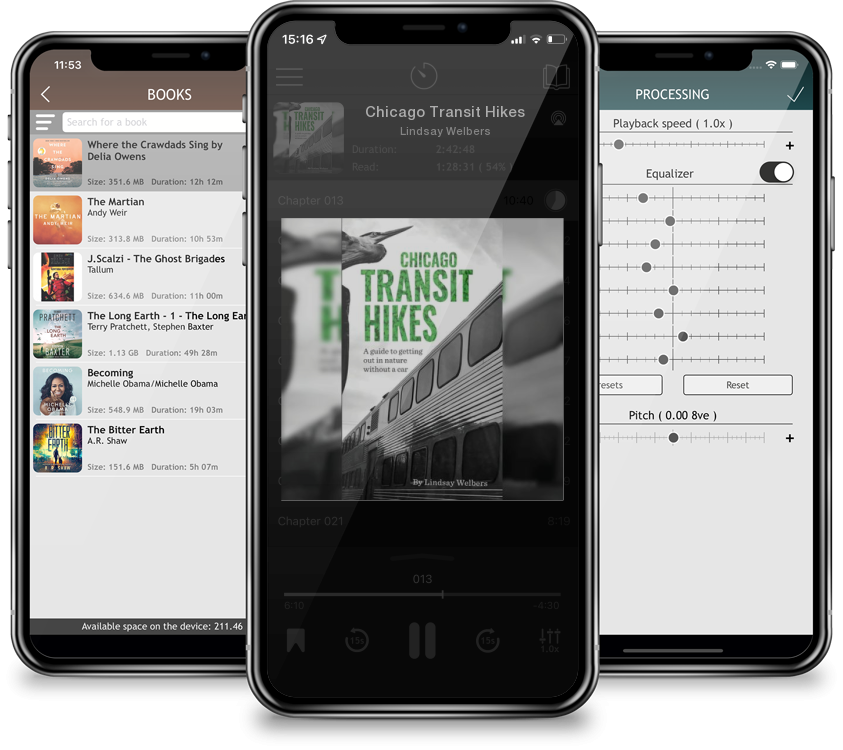 Audiobook Chicago Transit Hikes by Lindsay Welbers