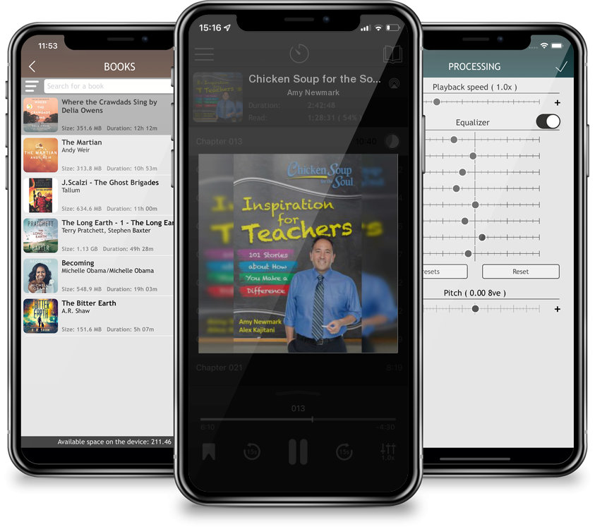 Audiobook Chicken Soup for the Soul:  Inspiration for Teachers: 101 Stories about How You Make a Difference by Amy Newmark