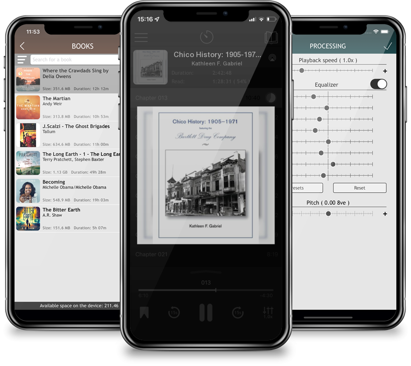 Audiobook Chico History: 1905-1971 Featuring the Bartlett Drug Company by Kathleen F. Gabriel