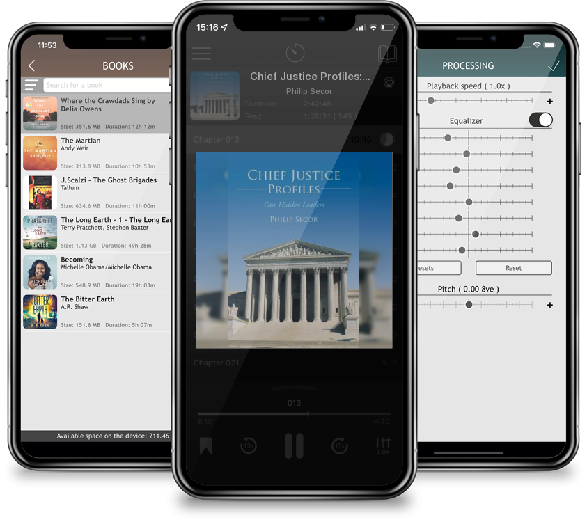 Audiobook Chief Justice Profiles: Our Hidden Leaders by Philip Secor