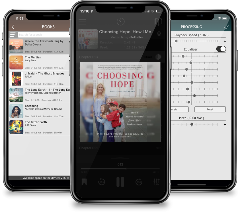 Audiobook Choosing Hope: How I Moved Forward from Life\'s Darkest Hour by Kaitlin Roig-DeBellis