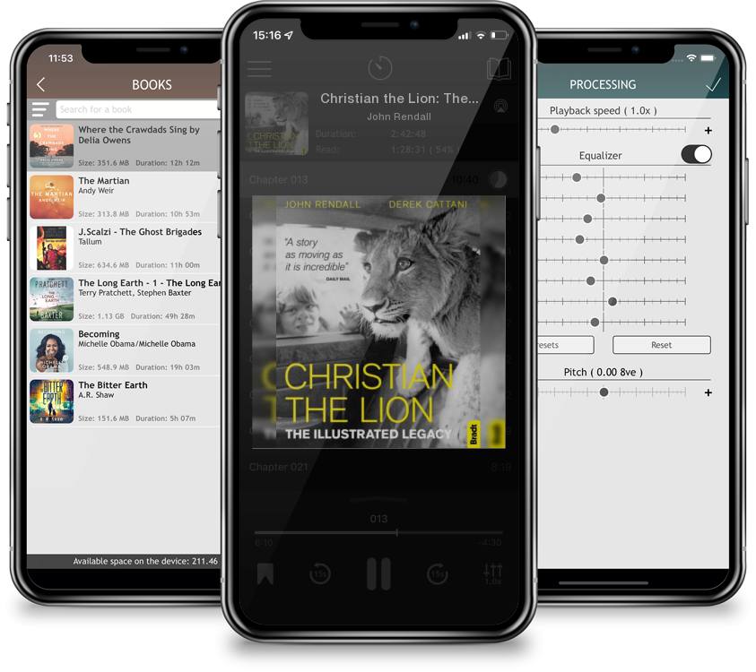 Audiobook Christian the Lion: The Illustrated Legacy by John Rendall