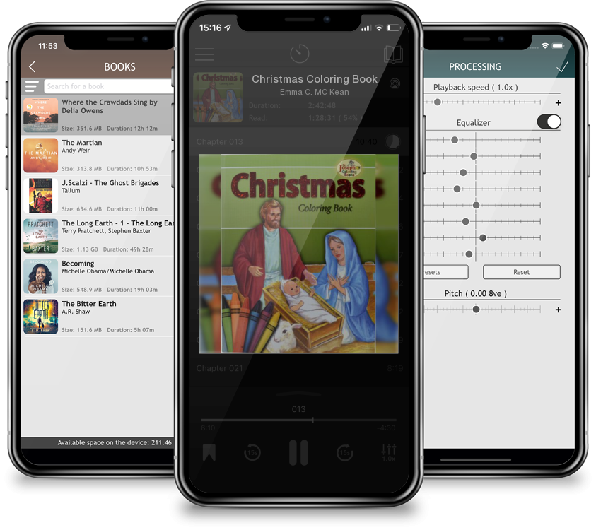 Audiobook Christmas Coloring Book by Emma C. MC Kean