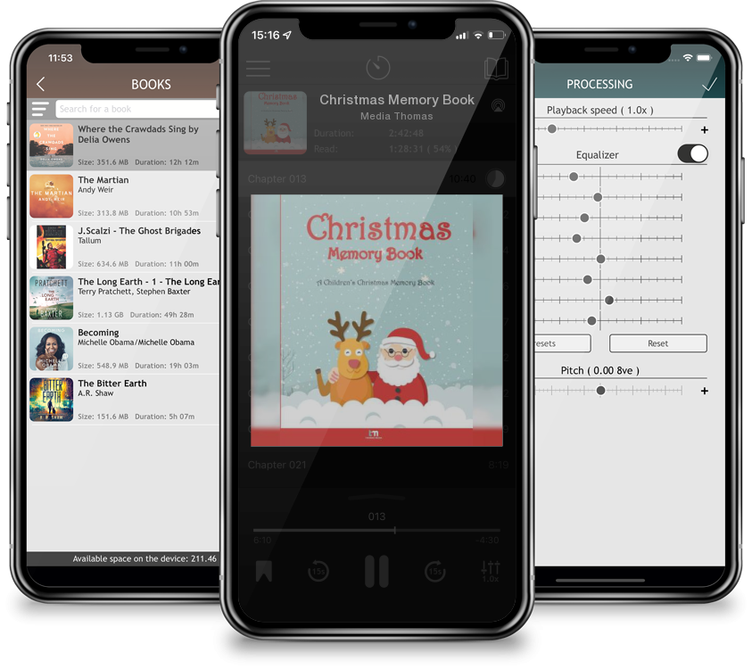 Audiobook Christmas Memory Book by Media Thomas