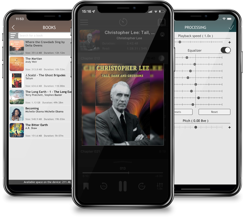 Audiobook Christopher Lee: Tall, Dark and Gruesome by Christopher Lee
