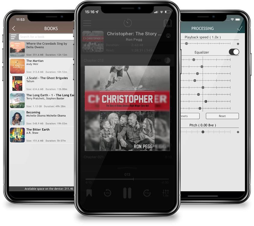 Audiobook Christopher: The Story of Ottawa Senators Right Winger Chris Neil by Ron Pegg