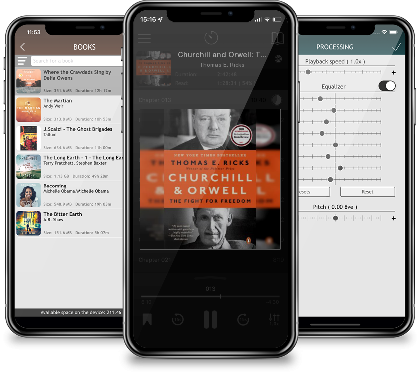 Audiobook Churchill and Orwell: The Fight for Freedom by Thomas E. Ricks
