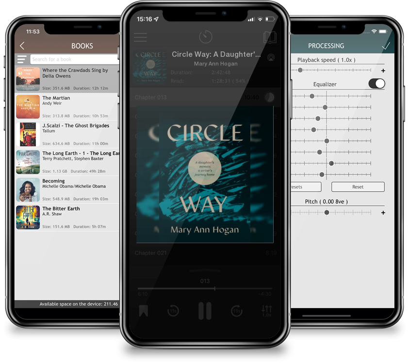 Audiobook Circle Way: A Daughter\'s Memoir, a Writer\'s Journey Home by Mary Ann Hogan