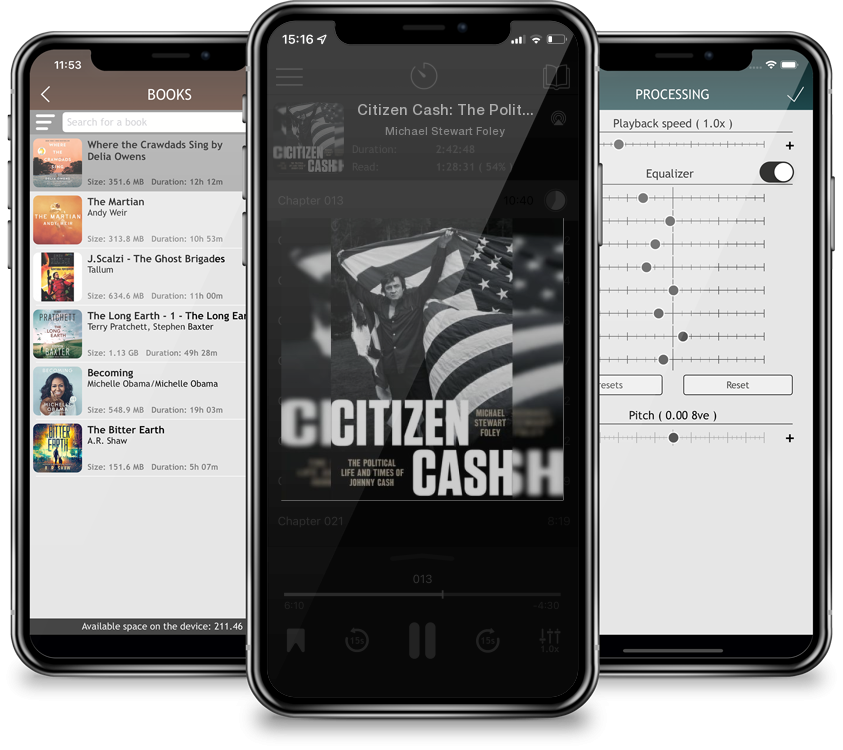 Audiobook Citizen Cash: The Political Life and Times of Johnny Cash by Michael Stewart Foley