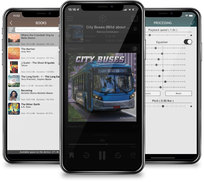 Audiobook City Buses (Wild about Wheels) by Nancy Dickmann