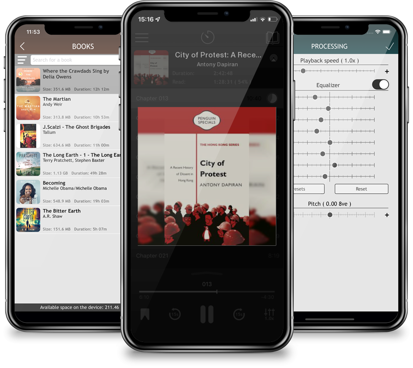 Audiobook City of Protest: A Recent History of Dissent in Hong Kong (Penguin Specials: The Hong Kong Series) by Antony Dapiran