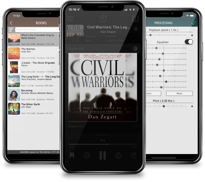 Audiobook Civil Warriors: The Legal Siege on the Tobacco Industry by Dan Zegart