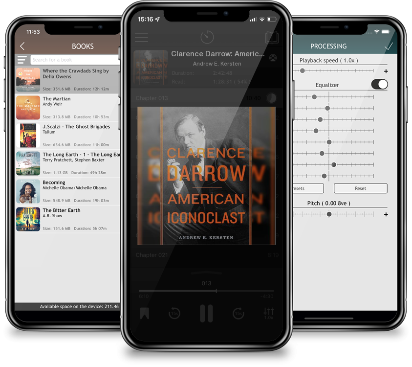 Audiobook Clarence Darrow: American Iconoclast by Andrew E. Kersten