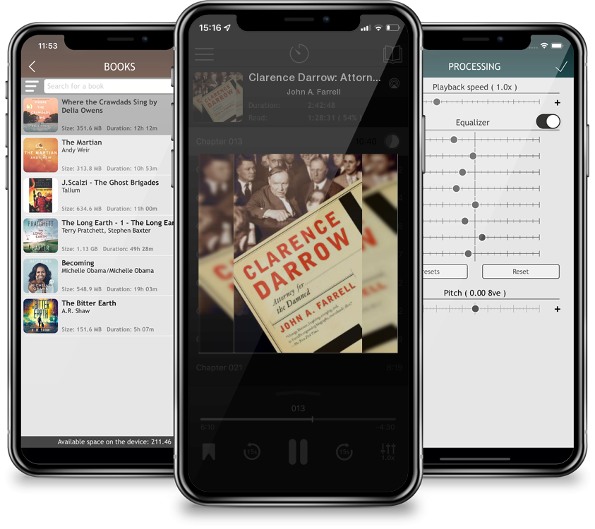 Audiobook Clarence Darrow: Attorney for the Damned by John A. Farrell