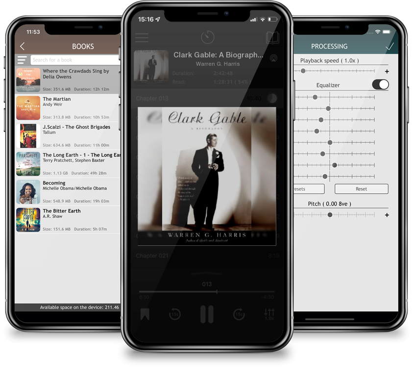 Audiobook Clark Gable: A Biography by Warren G. Harris
