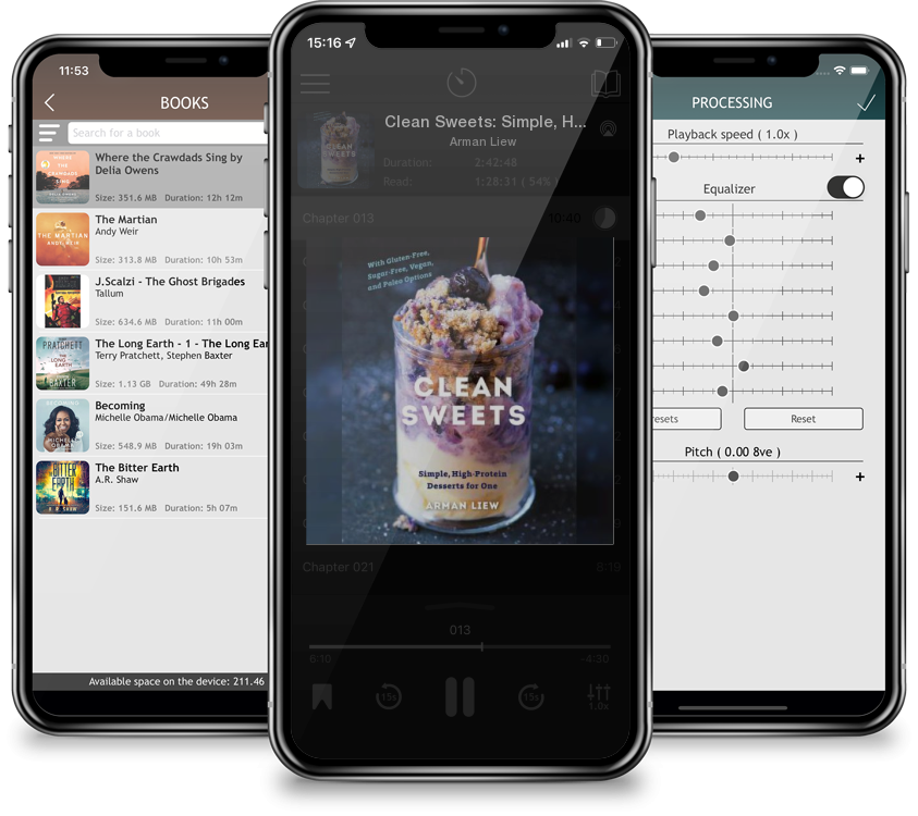 Audiobook Clean Sweets: Simple, High-Protein Desserts for One by Arman Liew