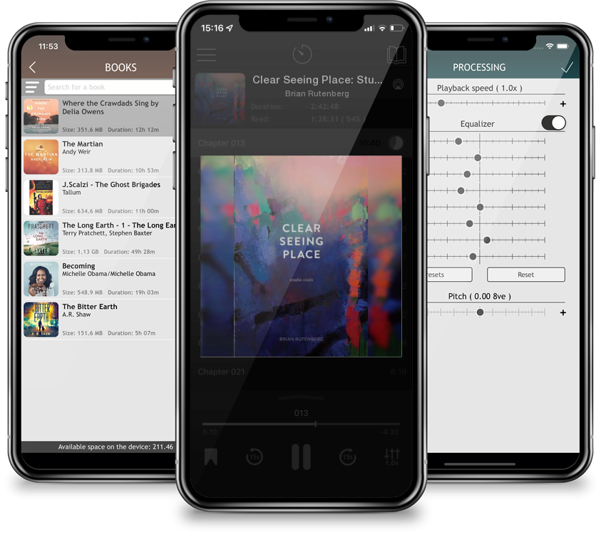 Audiobook Clear Seeing Place: Studio Visits by Brian Rutenberg