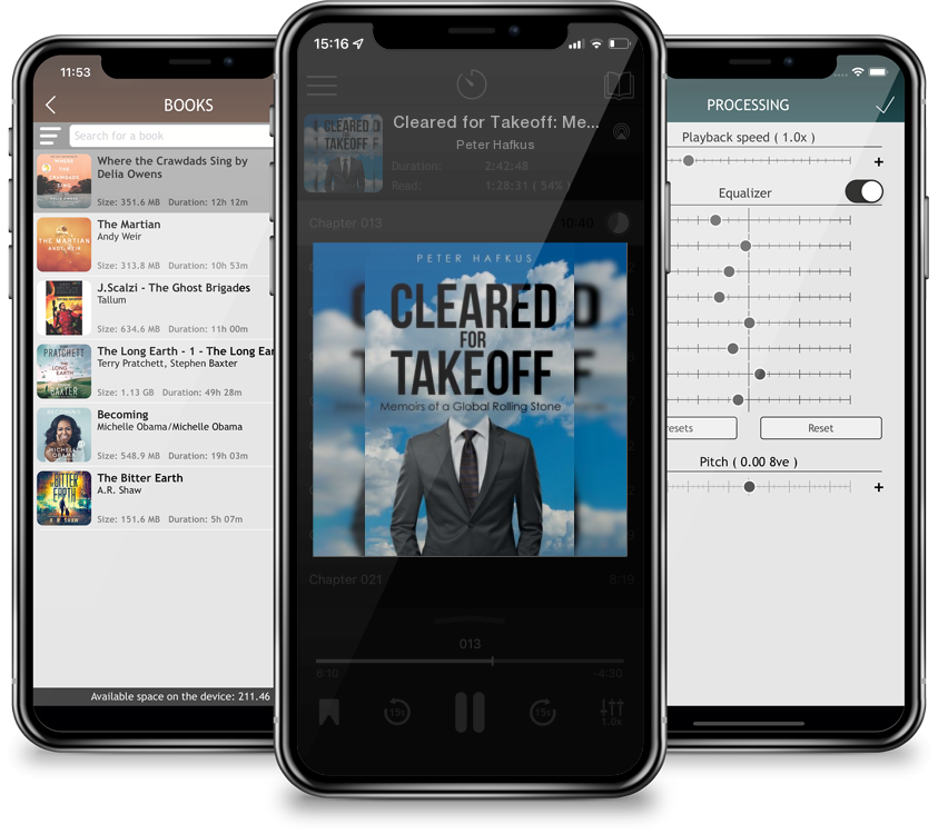 Audiobook Cleared for Takeoff: Memoirs of a Global Rolling Stone by Peter Hafkus