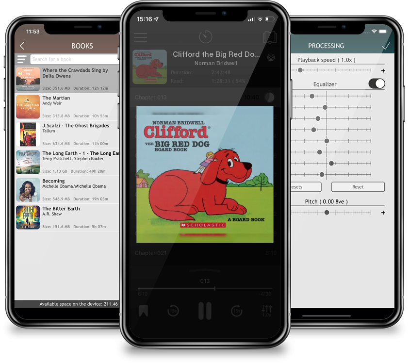 Audiobook Clifford the Big Red Dog (Board book) by Norman Bridwell