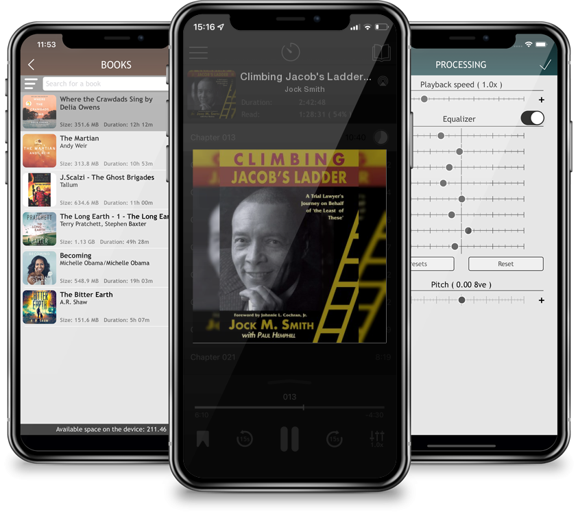 Audiobook Climbing Jacob\'s Ladder: A Trial Lawyer\'s Journey on Behalf of \'The Least of These\' by Jock Smith