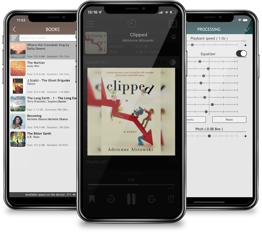 Audiobook Clipped by Adrienne Alitowski