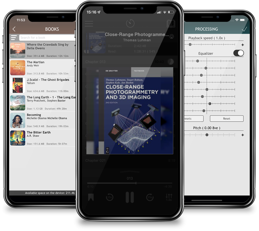Audiobook Close-Range Photogrammetry and 3D Imaging (de Gruyter Textbook) by Thomas Luhman