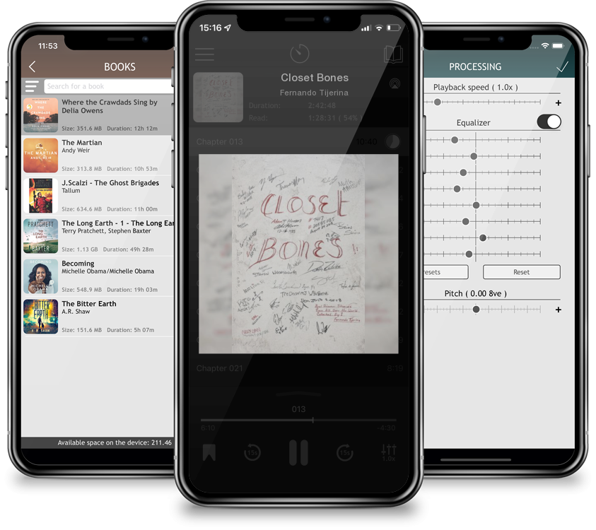 Audiobook Closet Bones by Fernando Tijerina