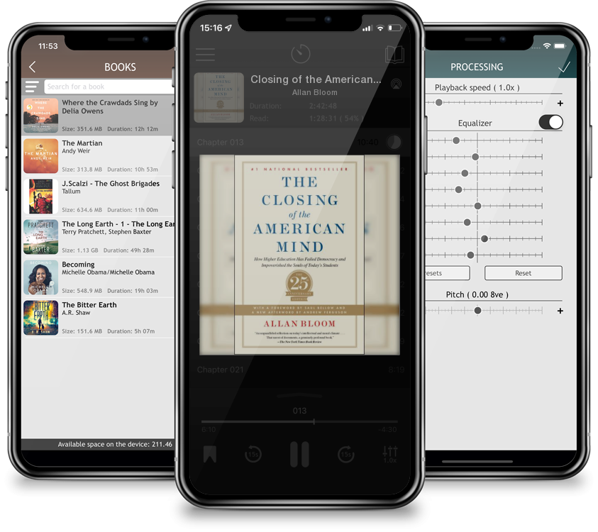 Audiobook Closing of the American Mind: How Higher Education Has Failed Democracy and Impoverished the Souls of Today\'s Students by Allan Bloom