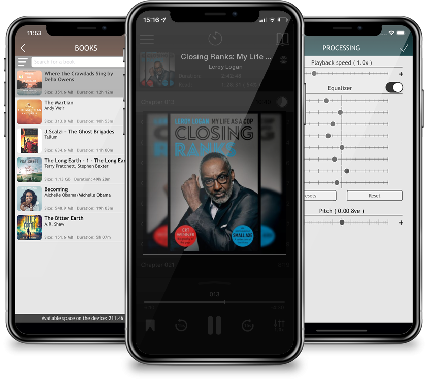 Audiobook Closing Ranks: My Life as a Cop: As Portrayed on Small Axe, a Collection of Five Films by Leroy Logan